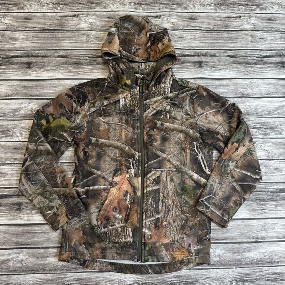 RedHead Other - Red Head Brand Co Youth Kids Boys Camo Hoodie M Med Medium Brown Camouflage Warm